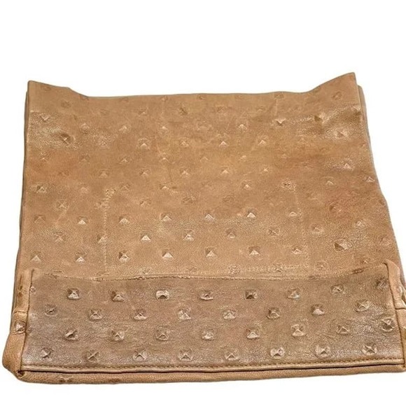 The Pyramid Stud Leather Lunch Clutch Bag  by Marie Turnor‎ -Hard to Find - Picture 5 of 6